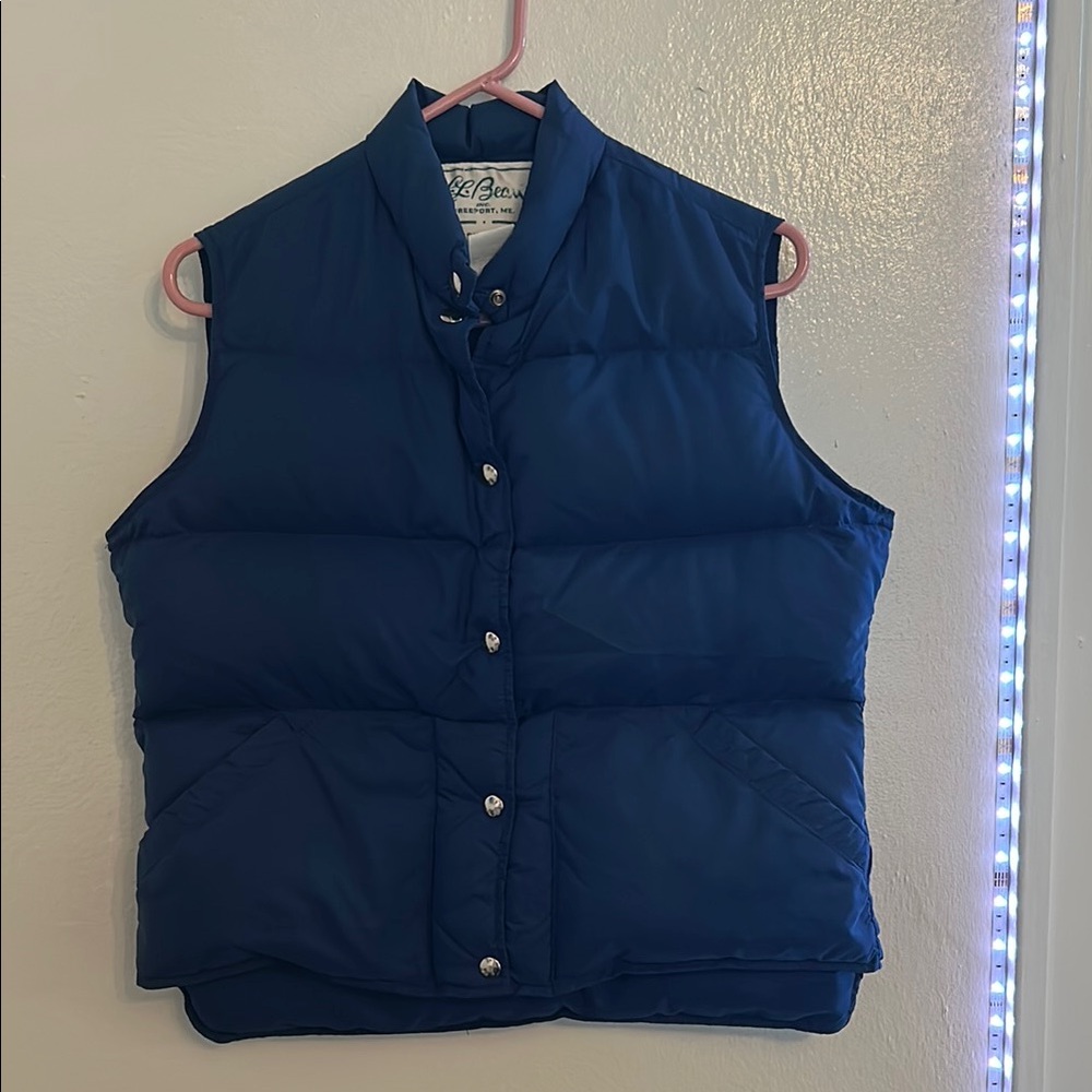 L.L. Bean Insulated Blue Vest